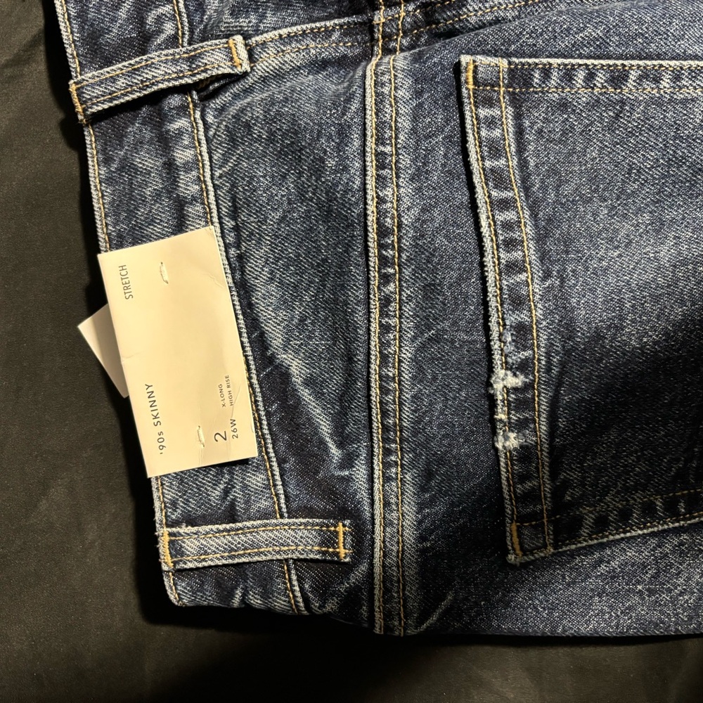 American Eagle Outfitters Dark Blue Straight Leg Jeans BNWT - Picture 5 of 7